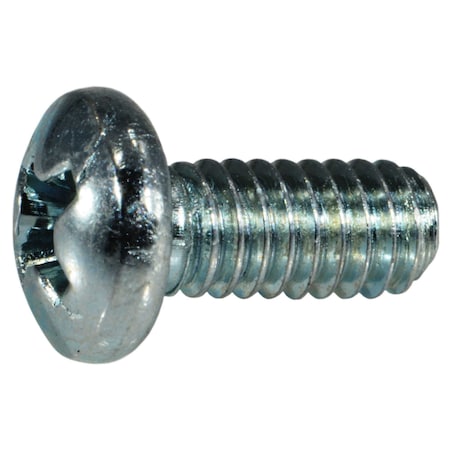 Midwest Fastener #8-32 x 3/8 in Phillips Pan Machine Screw, Zinc Plated Steel, 100 PK 07325